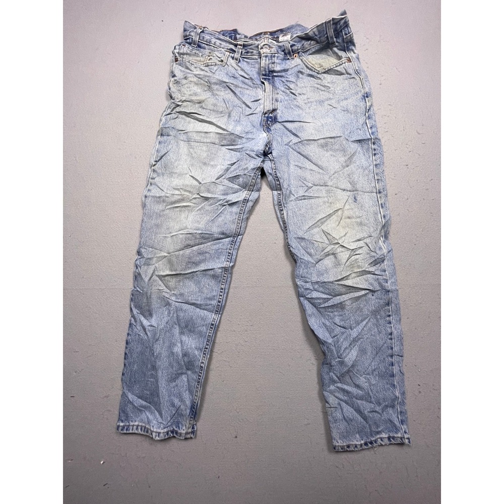 Levi's 550 Relaxed Fit Jeans Mens 36x32 Light Wash Cotton USA Vintage‎ Good